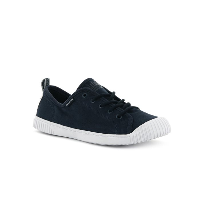 Palladium Easy Kanten Canvas Low Tops Sneakers Dames Zwart | NL 71HSNUG